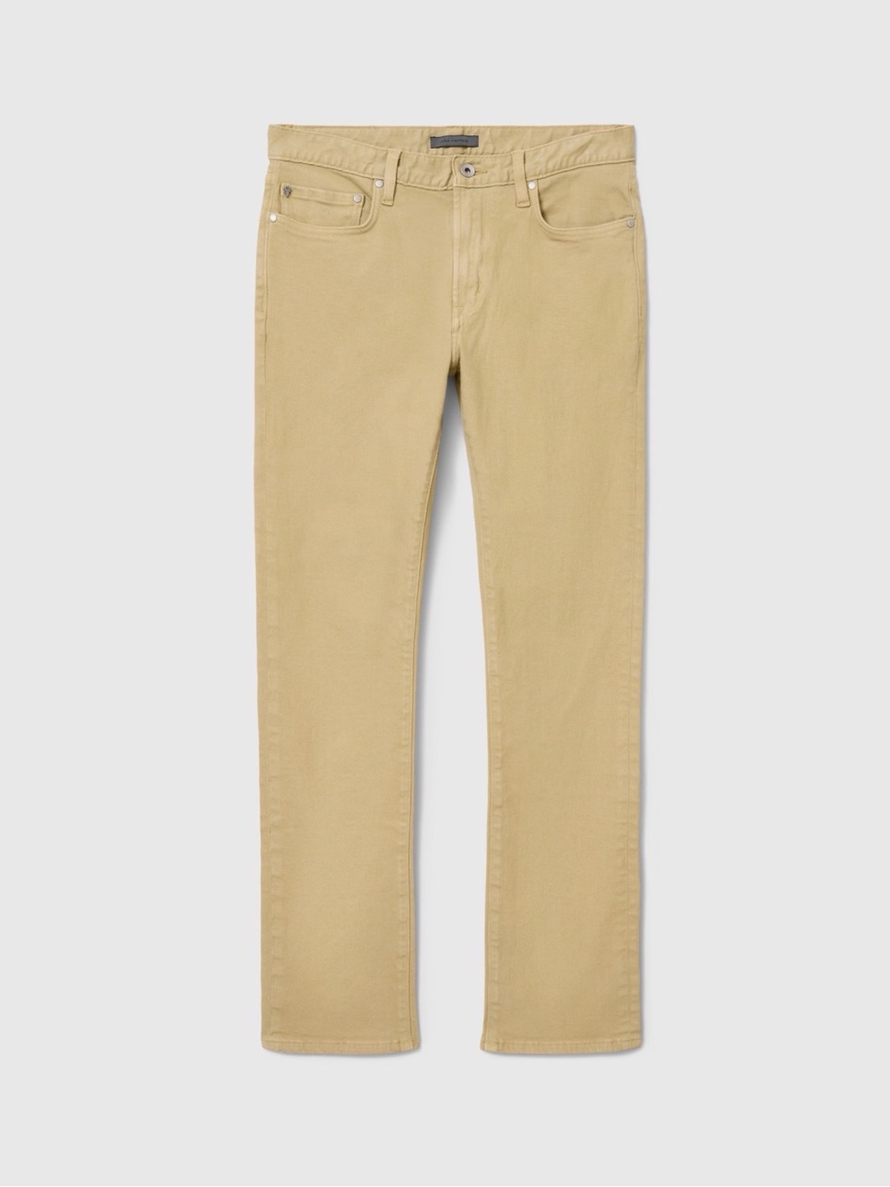 John Varvatos Straight Leg Jeans in Khaki